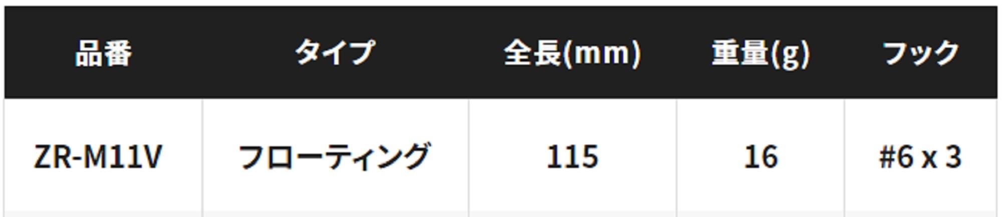 SHIMANO ZR-M11V Scorpion World Jerk 115 мм 16 грамм Плавающая приманка 08 (5941) — фото 4