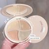 4-χρωμα Ενυδατική Κρέμα Concealer Άψογο Καμουφλάζ & Λαμπερή Λάμψη για Μαύρους Κύκλους, Πλήρης Κάλυψη Easy Contouring All-in-One Foundation