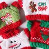 Haustierfotografie Kostüm Weihnachten Hamster Pullover, Weich Gestrickt Niedlich Feiertags Outfit, Gemütlich Klein Warm Kleidung Rollkragen Festlich Winterkleidung