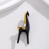 New Creative Animal Horse Brooch Fashion Personality Pony Pin Men And Women Accessories Holiday Gift