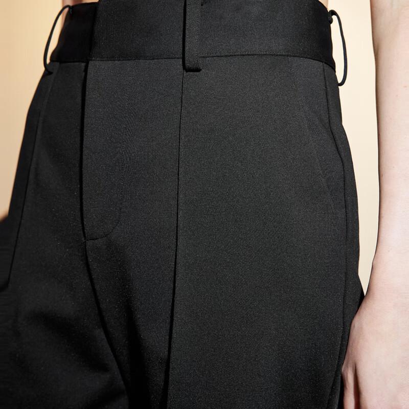 LESS Women's Straight-Leg Casual Cropped Pants