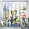 Kawaii Rabbit Pet Shower Curtain for Bathroom,Cute Animal Bunny Floral Waterproof Fabric Bath Curtain with Hooks,72" Wx72 H