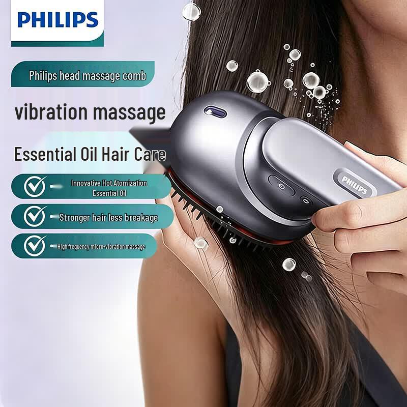 Philips Smart Scalp Massager Comb CN plug (adapter included)