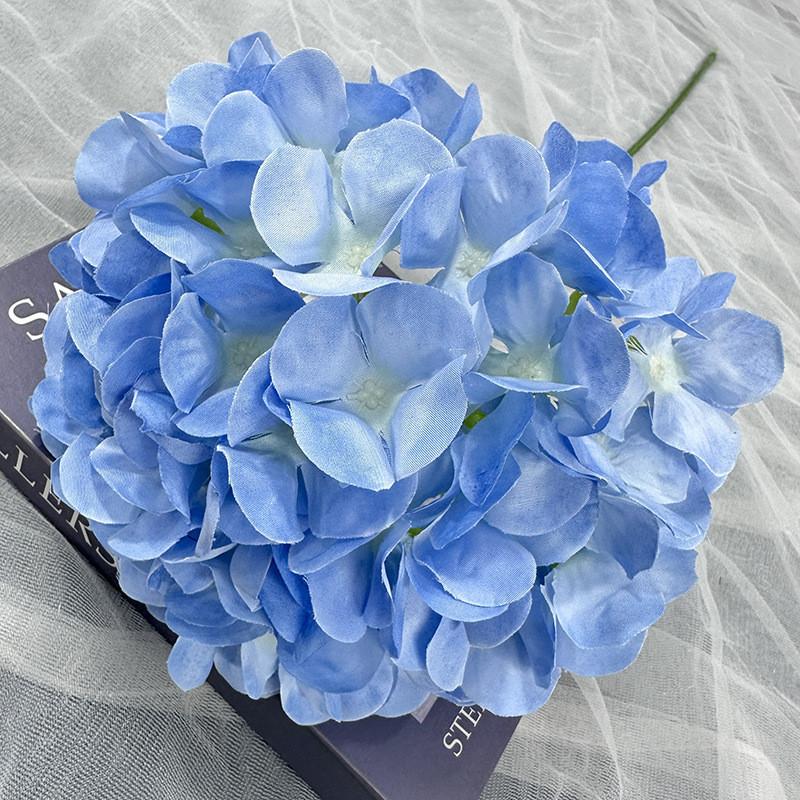 Multi Colored Simulated Hydrangeamacrophylla Artificial Bouquet For Decor Indoor