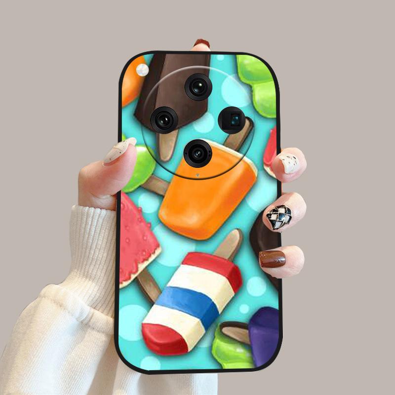 Stylish Phone Case For Oppo Find X8 Pro Coque PKC110 Silicone TPU Soft Cover For Oppo FindX8 5G Phone Shockproof Bumper Fundas