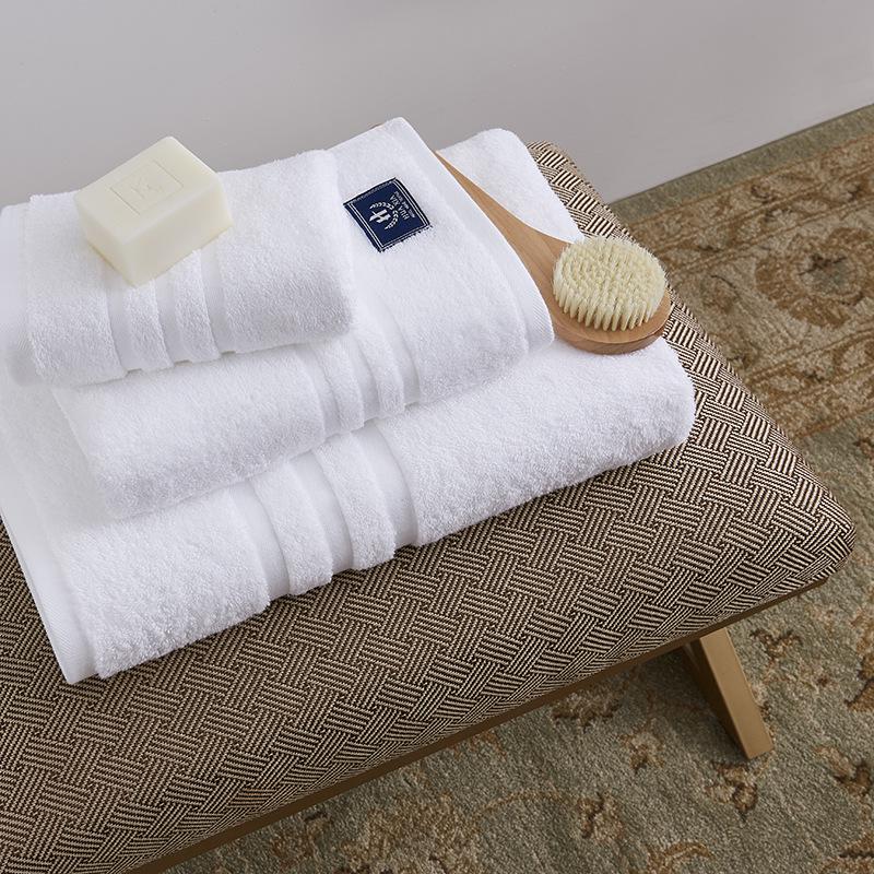 Platinum Satin All-Cotton Bath Towel Set with Embroidery Option