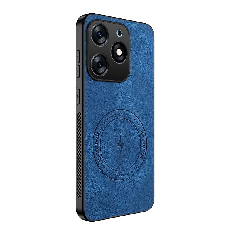 Für Tecno Spark 20 Luxuriöse Matte Cortex Leder Handyhülle Für Tecno Spark 20C Stoßfeste Silikon Magnetische Schutzhülle