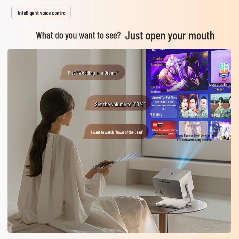 Micro-Shadow Y16 HD Home Projector (CN Version)