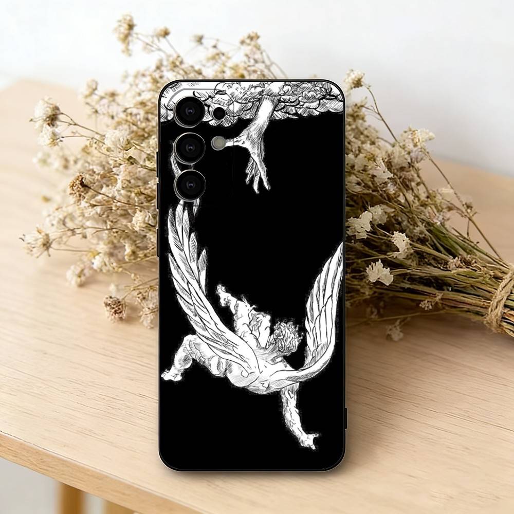 

I- Icarus Phone Case For Samsung S25,S24,S21,S22,S23,S30,Ultra,S20,Plus,Fe,Soft Silicone Black Cover Samsung S25Plus