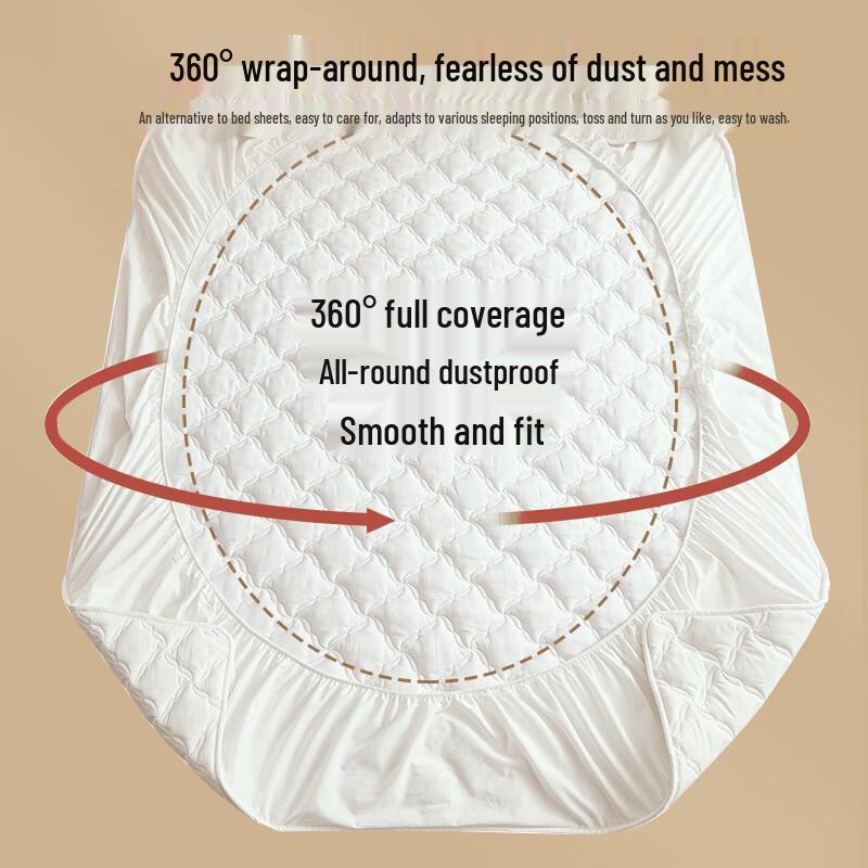 Muji A-Class All-Cotton Quilted Fitted Sheet