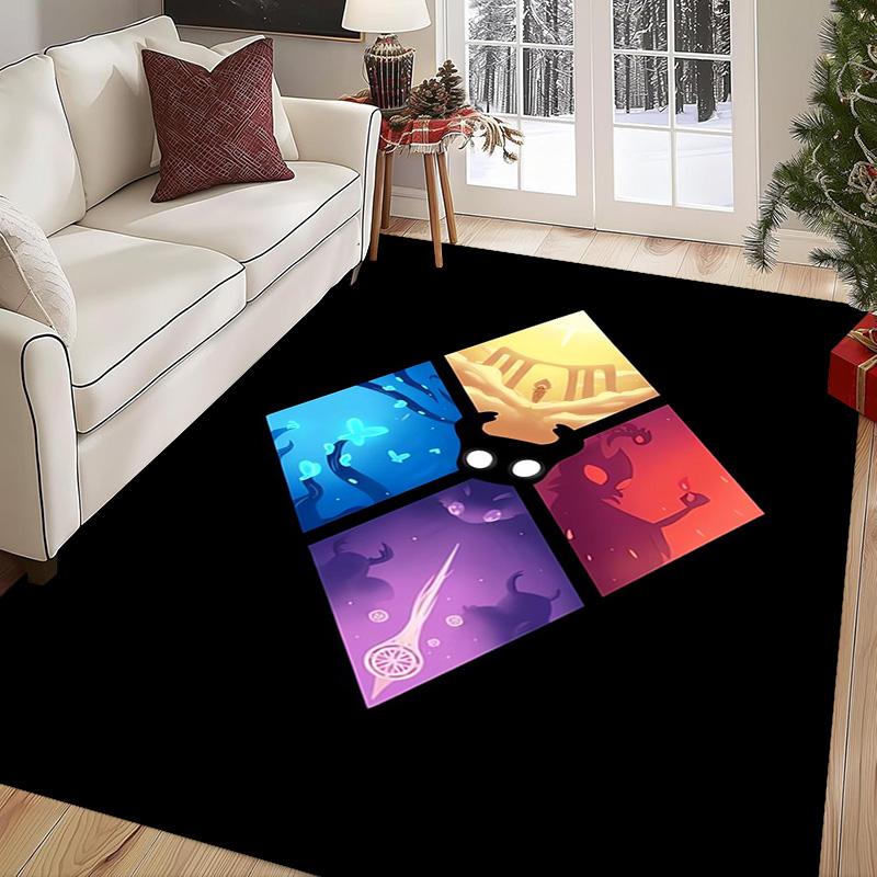 Whispers Hollow Knight Carpet Floor Mats Suitable for All Seasons Dormitory Decoration Office Chair Cushion Room