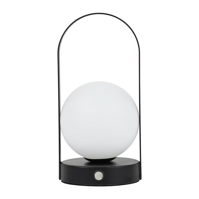 Portable Modern Nordic 5V Night Light Table Lamp Minimalist Body Metal for Bedroom Home Outdoor Camping Decoration Custom DC