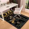 Ozzy Madman Printed Absorbent Washable Carpet, Non-Slip Bathroom Mats, Kitchen Rugs, Yoga Mat,Living Room Entrance, Camping Picnic Rugs
