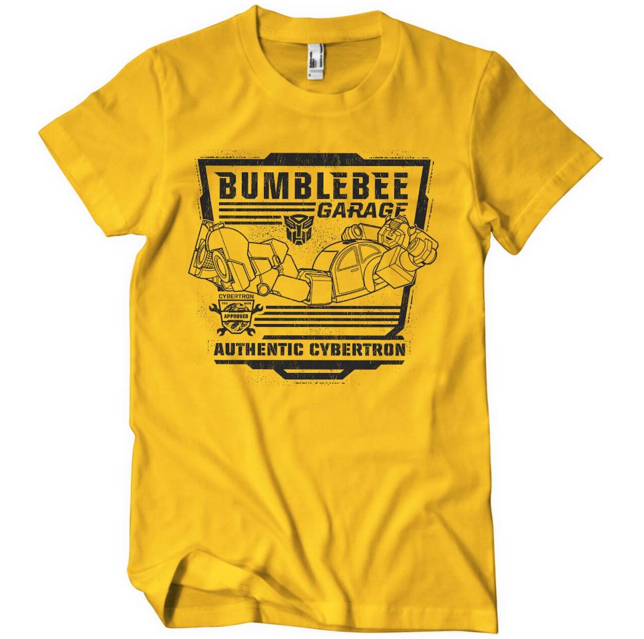 T-Shirt Ufficialmente Licenziato Transformers Bumblebee Garage Uomo Taglie S-2XL XL