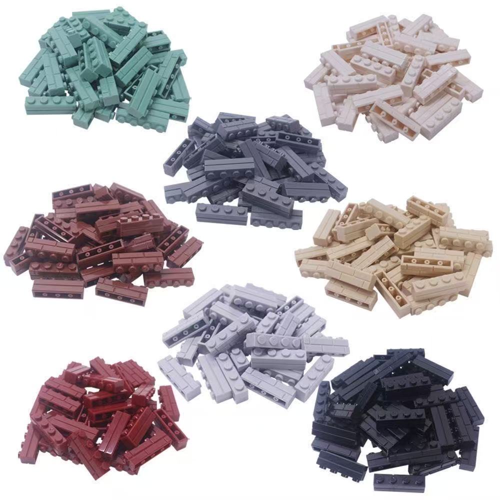 300pcs City Friends Wall Figures Bricks DIY Construction MOC Building Blocks Thick 1x4 Dots Compatible 15533