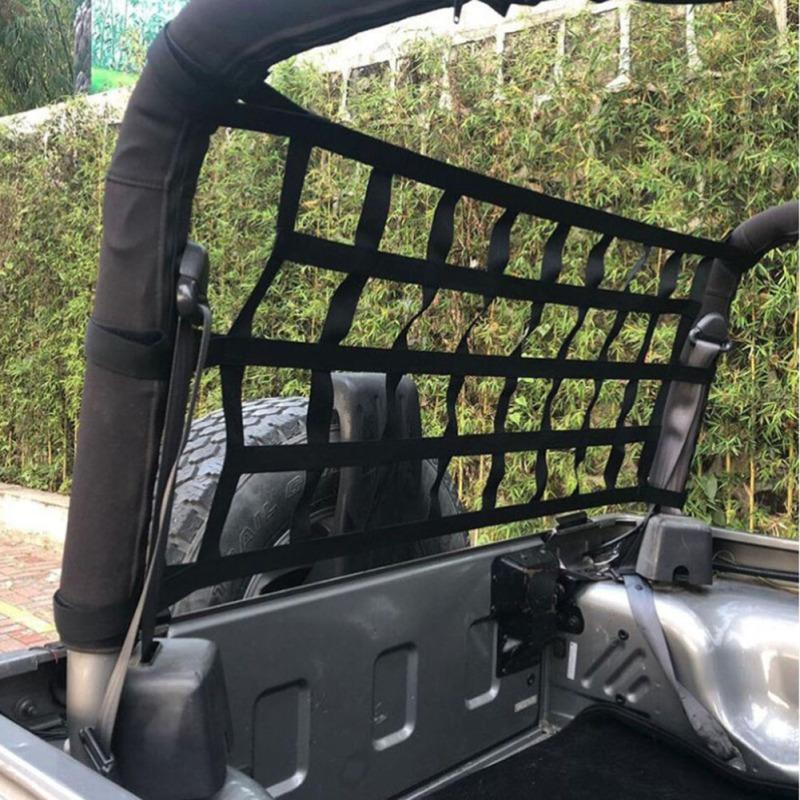 Rete per Bagagli Auto Rete Amaca Tetto ad Alta Resistenza Rete Portapacchi Accessori Auto Multifunzionali Tetto