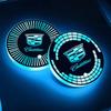Porte-gobelet de voiture LED coloré avec lumière d'induction intelligente pour Cadillac ATS BLS CT4 CT5 CTS SRX XT6 XTS Escalade Deville DTS