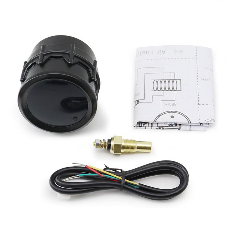 2' 52mm LED Tinted 7 Color Series Boost/Water Temp/Oil Temp/Oil Pressure/Voltmeter/Air Fuel Ratio/EGT/Tachometer RPM Car Gauge