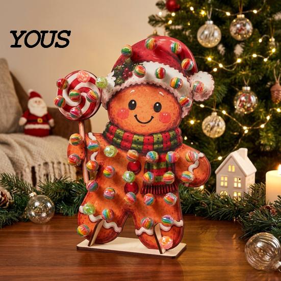 Decorative Wooden Lollipop Holder Christmas Display Stand, Creative Candy for Stand Lollipops And Candies Buffet Table, Dessert Holiday Party