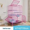 Cat Villa with Integrated Litter Box - Spacious, Secure Indoor Cage for Cats