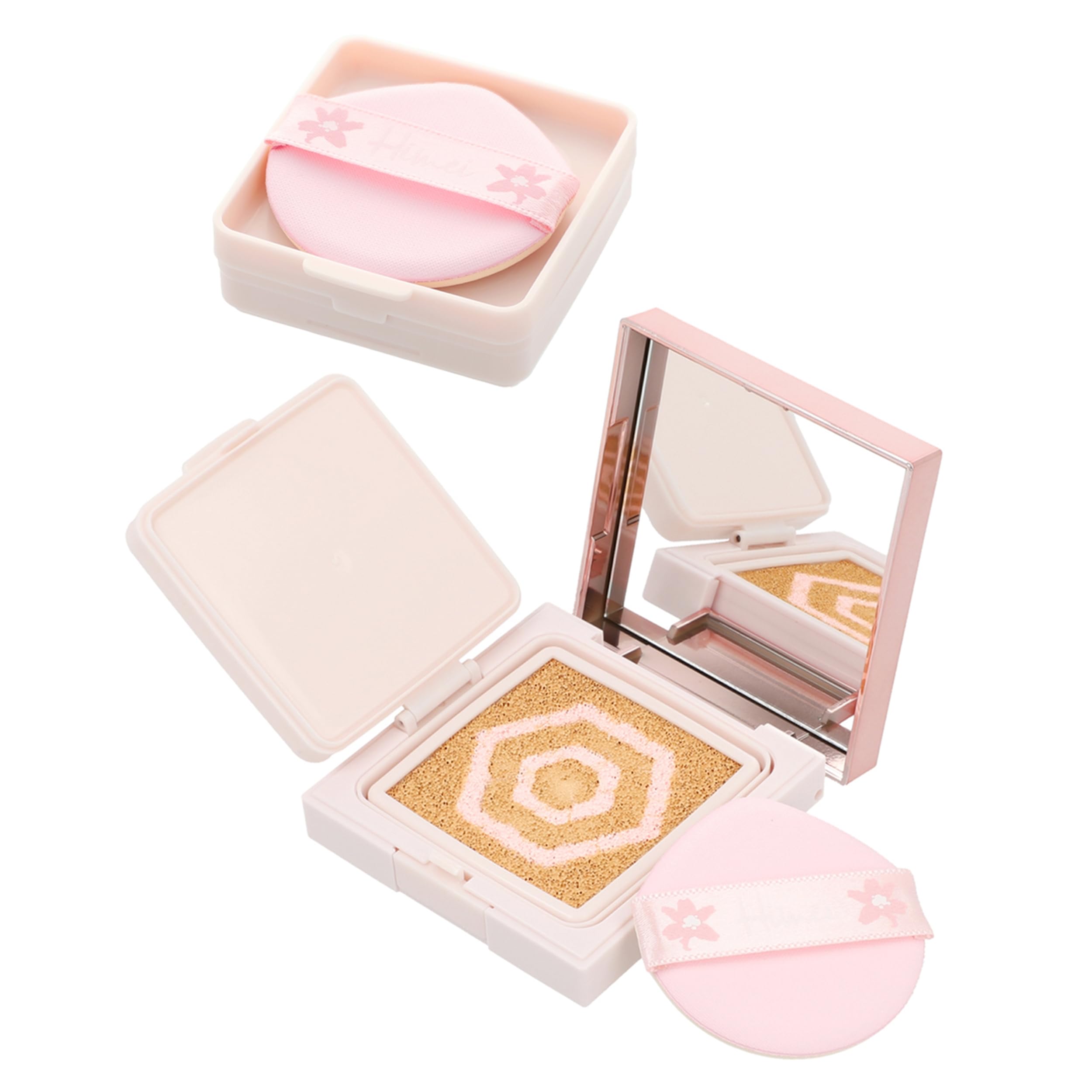 

Himei Pink Aura Cushion Foundation EX Набор 2 рефилла по 14 г тональной основы (1 кейс, каждый) 7-в-1 многофункциональный