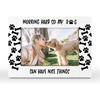 Funny Dog Gift Picture Frame, Gifts for Dog Lovers, Dogs Themed Gift, Puppy Pet Dogs Owner Stuff Gifts, Photo Frame 4x6 Horizontal Photo for Tabletop