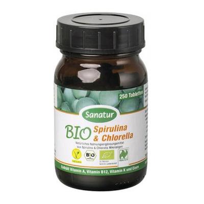 Bio Spiruline + Chlorelle 250 comprimés