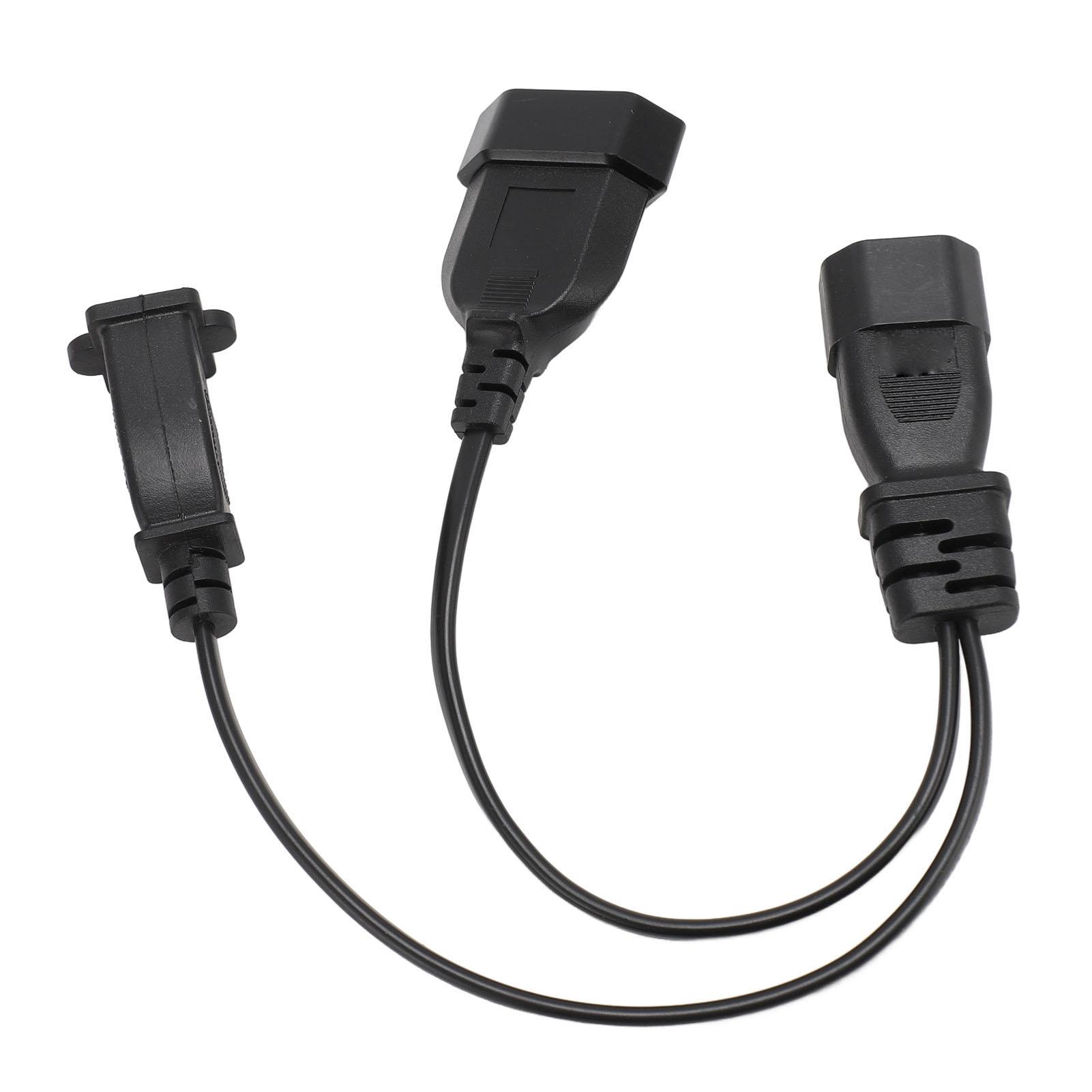 

Кабель живлення IEC320 C14 Штекер до 1‑15R EU4.0MM Роз єм Y-подільний Кабель живлення 1 фут