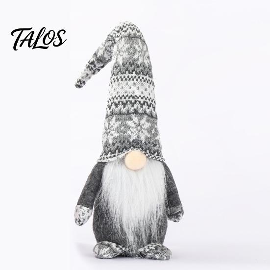 Gift Boxed Holiday Decoration Christmas Gnome Decoration, Plush Tomte Swedish Figurine, Soft Scandinavian Coffee Shop Display Ornaments Dwarf Doll for