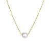 1/3PCS Imitation Pearl Charms Lariat Stainless Steel Jewelry Collarbone Chain Choker Adjustable Collar Necklace For Women