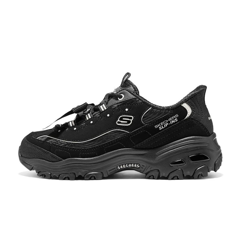 Skechers Women s Chunky Platform Lace-Up Sneakers 8