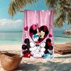 Ultra-Soft Beach Towel with Mickey-Minnie Theme,Ideal for Pool - Camping, Diving - Perfect Travel Essential, Vibrant Beach Towel.