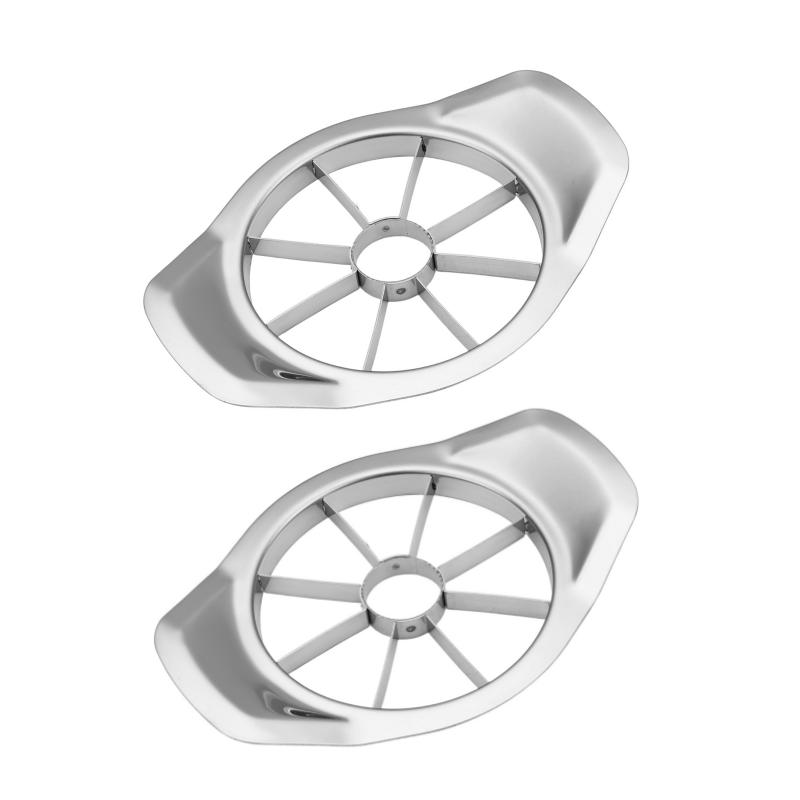 Multifunktionale Obst-Hilfsform Küchenhelfer Edelstahl Komfortgriff Teiler Apfelschneider Gemüse Obst Werkzeuge