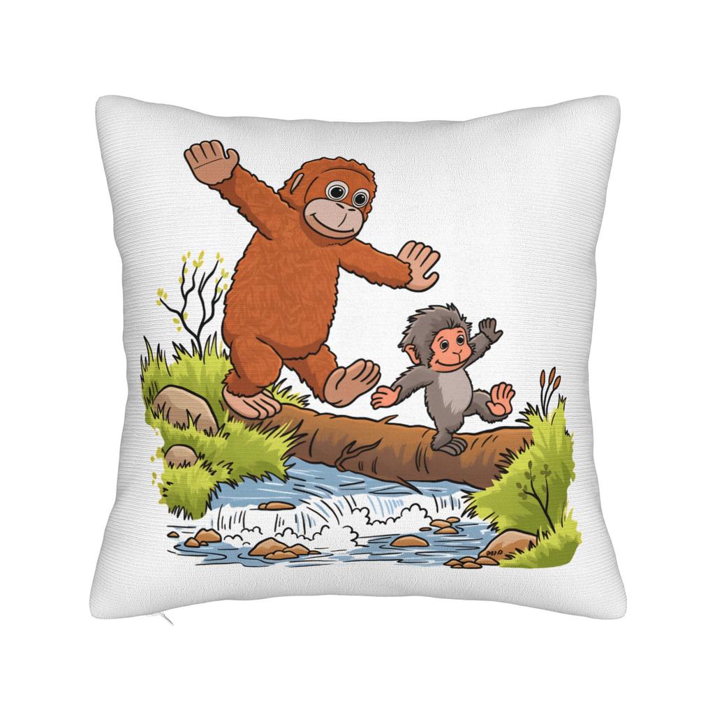 Monkey Punch Pillow Case Fashion Pillow Cover Soft Pillowcases For Sofa Bedroom Home Decor