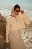 Powder Pink Shawl with Lace - 100X100 , Premium Cotton