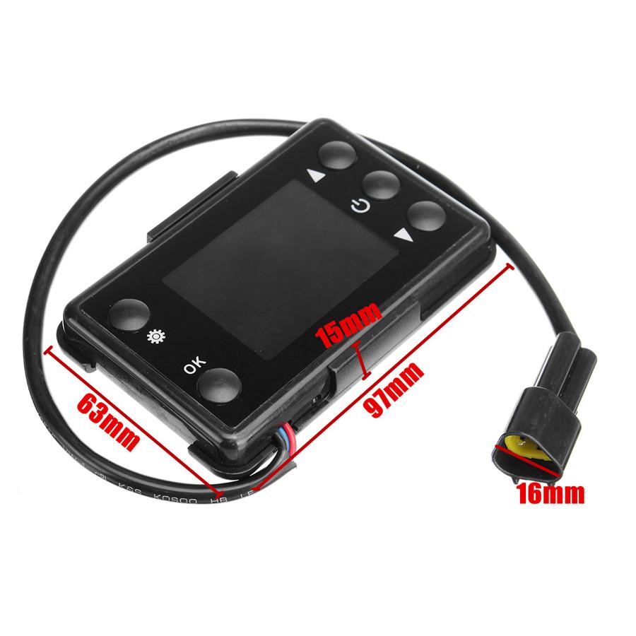 12V LCD Monitor Parking Heater Controller Switch For Car Track Air Diesel Heater