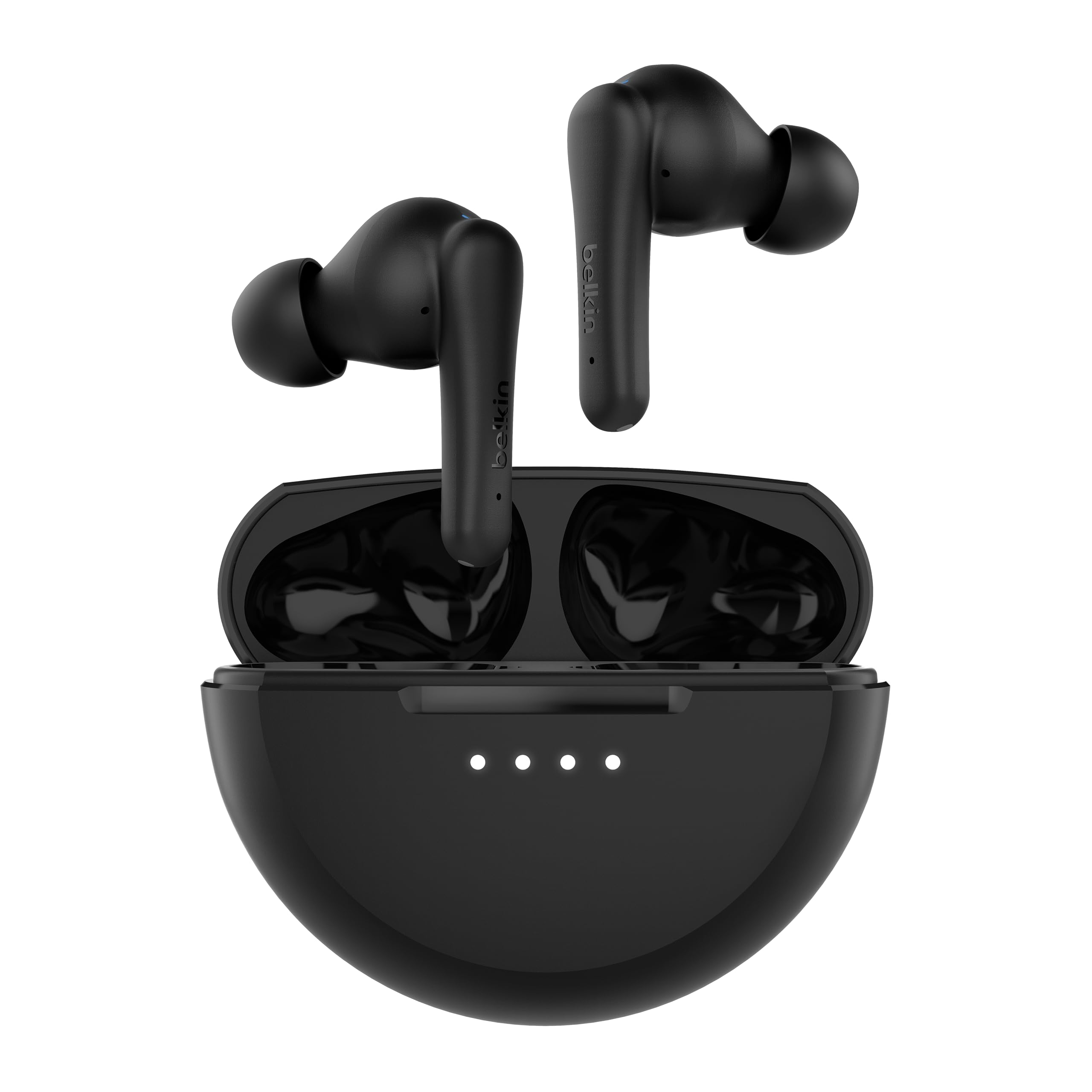 

Belkin SOUNDFORM Rhythm True Wireless Earbuds Bluetooth 5.3 5.8mm Drivers 30H Playback Noise Reduction Fast Charging IPX4 Black