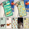 Capybara Lovely Animal For Samsung Galaxy M33 M13 M23 M53 M15 M55 M31 M51 M14 M34 M54 M20 M30s M32 M52 Phone Case