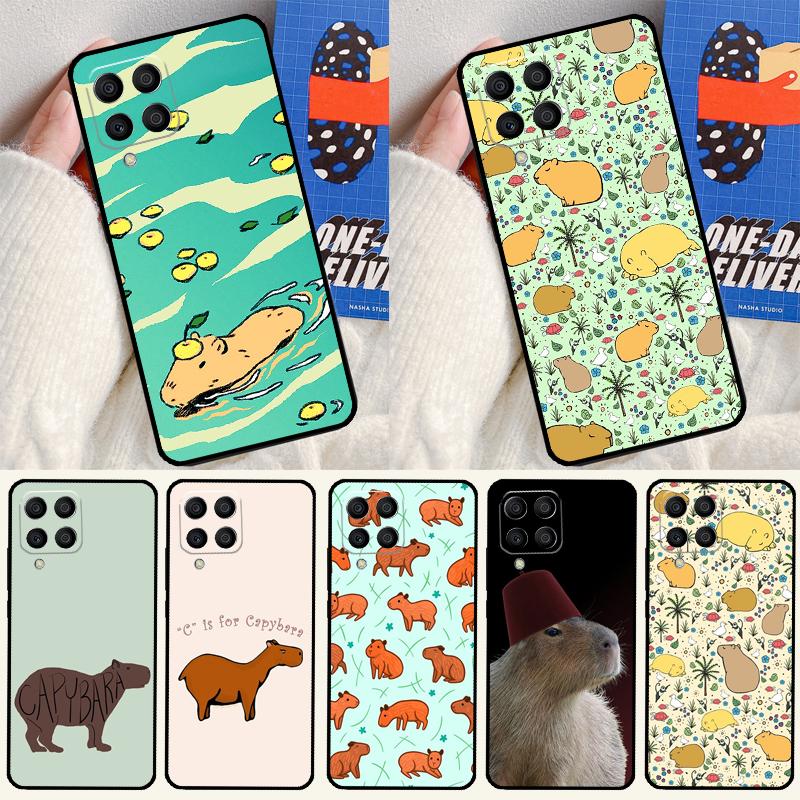 Capybara Lovely Animal For Samsung Galaxy M33 M13 M23 M53 M15 M55 M31 M51 M14 M34 M54 M20 M30s M32 M52 Phone Case