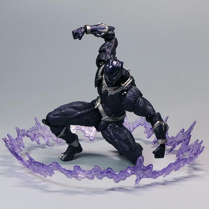 Figuras Revoltech Yamaguchi Pantera Negra Figura de Acción Modelo Venom Rey de Wakanda Pantera Negra T Challa Juguetes