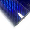 High Gloss Laser Blue Carbon Fiber Vinyl Film  Motorcycle Body Stickers Rainbow Car Film Covers Accessories Wrap Foil Sticker