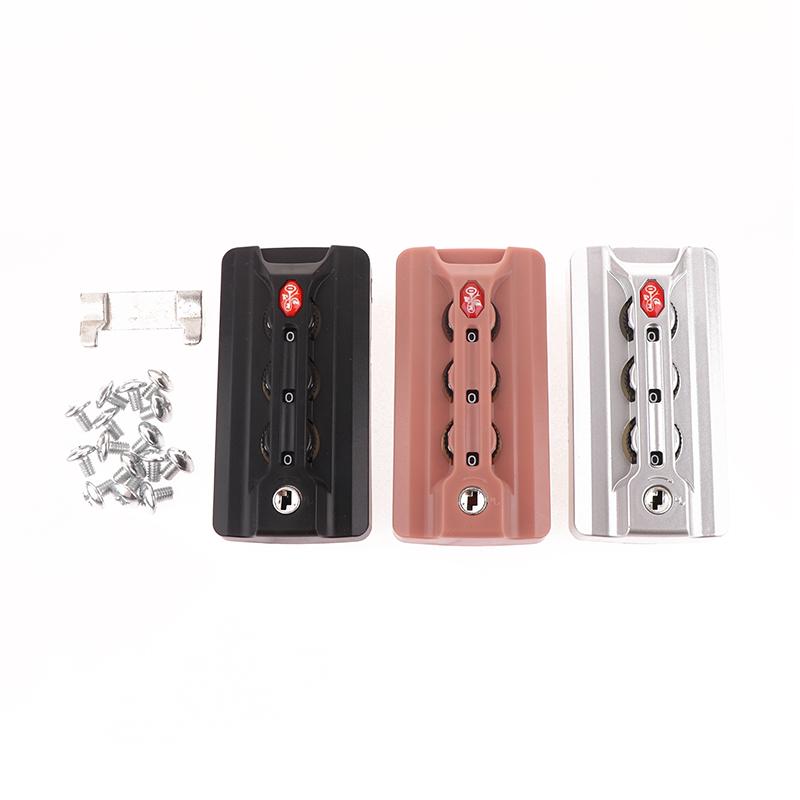 For 065C Customs Locks Luggage Compartment Code Locks Buckle Trolley Case Travel Luggage Anti-Theft Replacement Code Locks