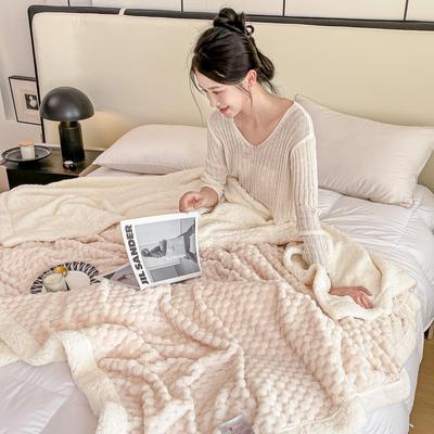 Kalınlaştırılmış kaplumbağa yünü kuzu polar battaniye flanel mercan polar uyku battaniyesi ofis örtüsü tek düz renk battaniye