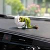 Imaginative Resin Crafts Drunk Frog on The Toilet Decor, Funny Sculpture Tabletop Unique Home Decorations Cute Desktop Ornament for Office Desk