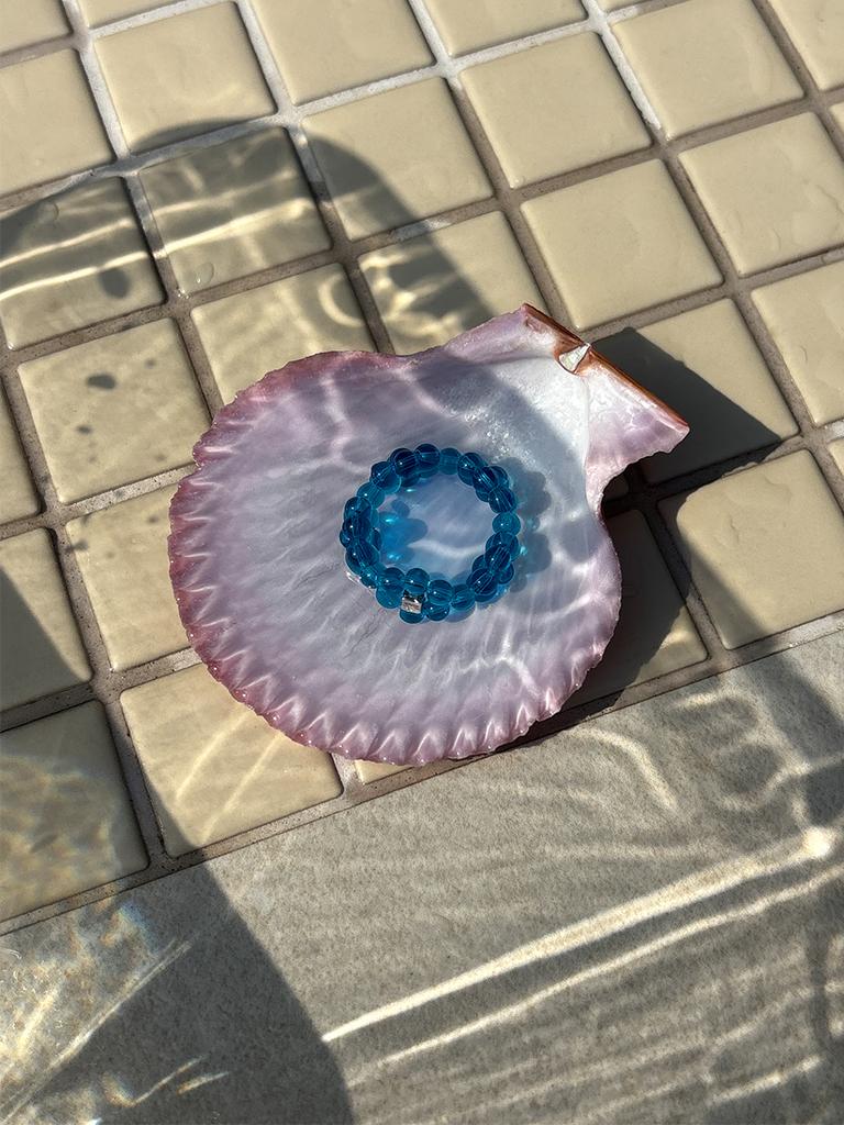 Ylyl Gummy Ring, Aqua