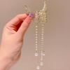 Tassel Butterfly Pearl Hair Clip Women Hair Claw Hairpin Hair Crab Hairaccessory