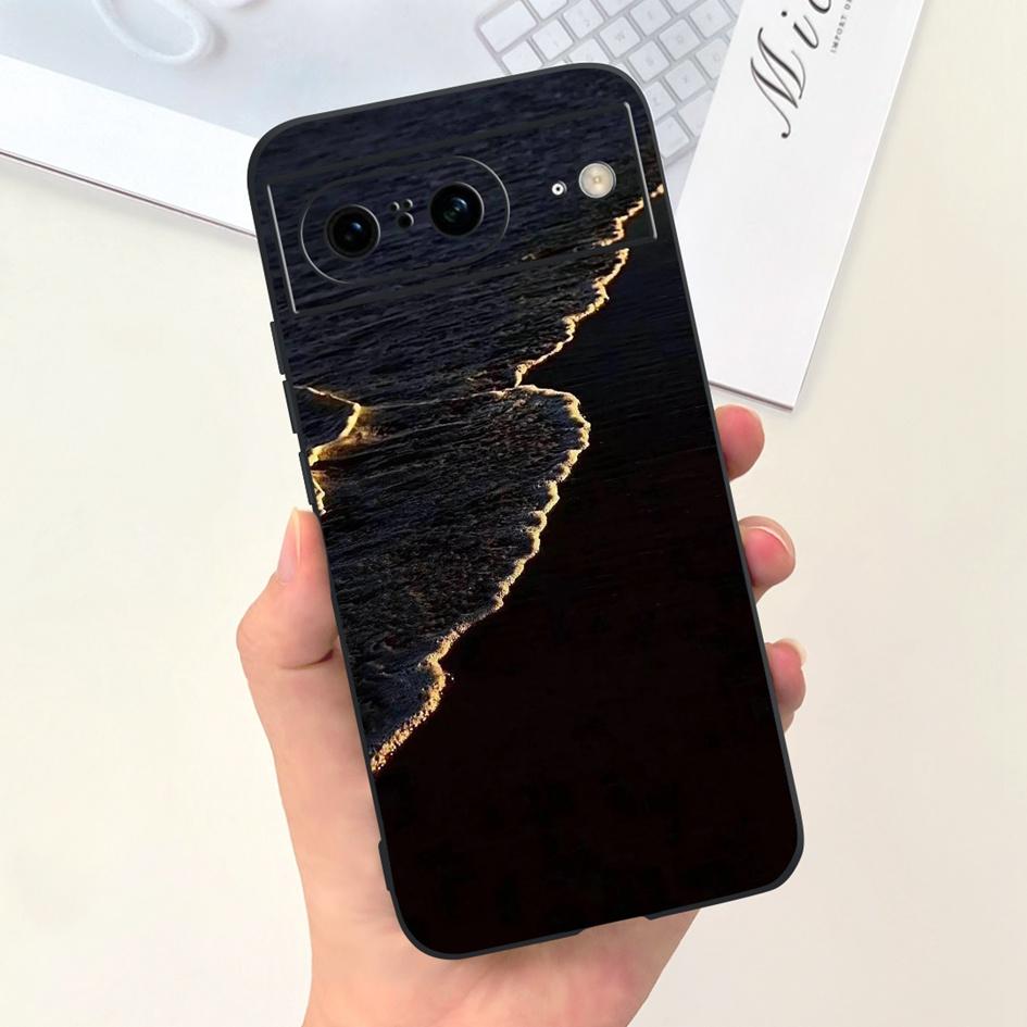 For Google Pixel 8 Pro Case GC3VE G1MNW Soft Silicone Rubber Protector Cover For Google Pixel 8 8A Bumper Pixel8 8Pro Phone Case