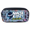 Astuccio per matite del cartone animato Ninja Kidz: Divertente Scatola Portaoggetti per Bambini