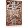 Metal Wall Art Retro Vintage Tin Sign 8x12 Inch Bar Cafe Garage Decor
