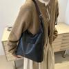 Pu Leather Shoulder Bag For Women With Large Capacity And Zipper Closure For Daily Use